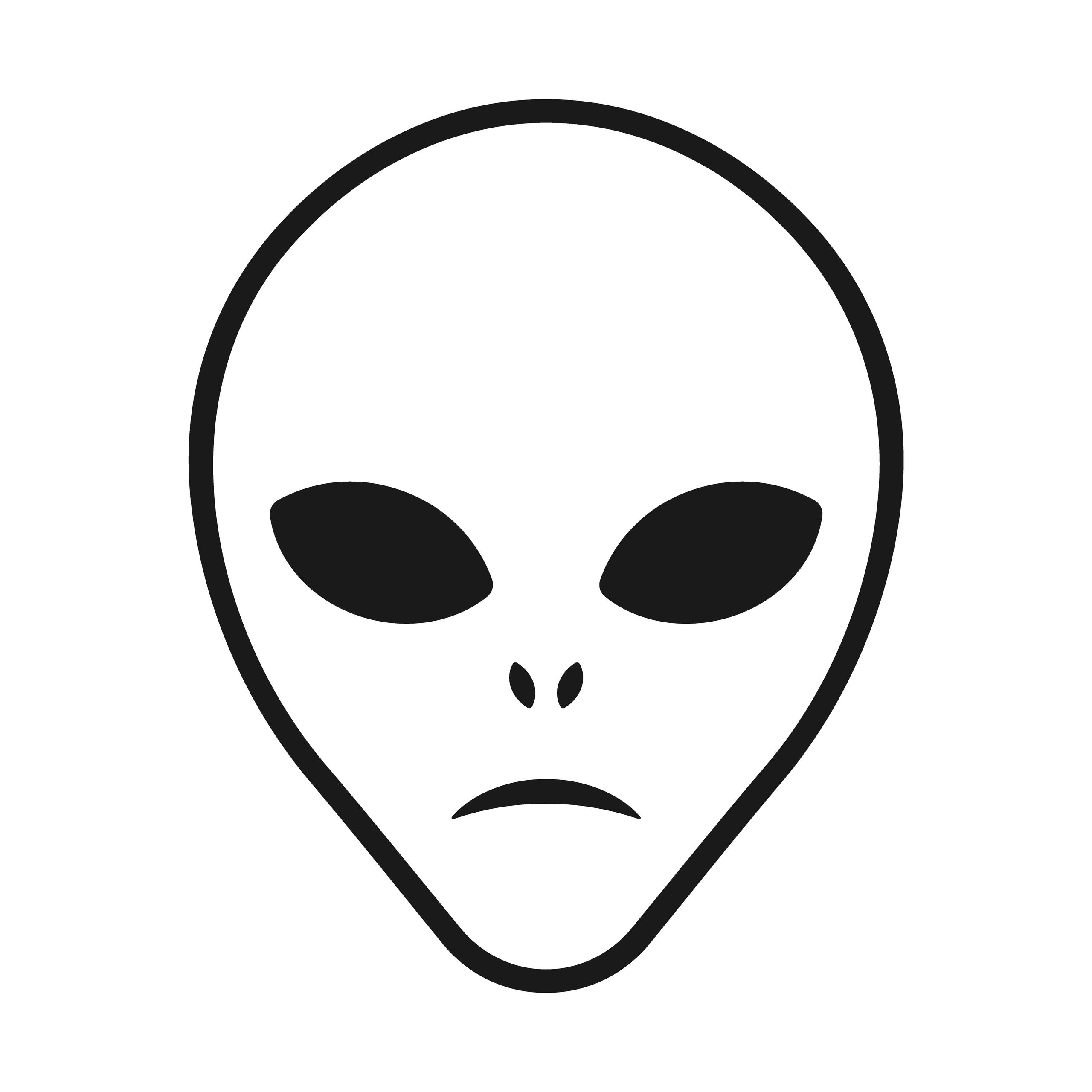 Alien head illustration used as a cosmic character portrait